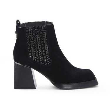 Vince Camuto Astenna Embellished Booties in Black 