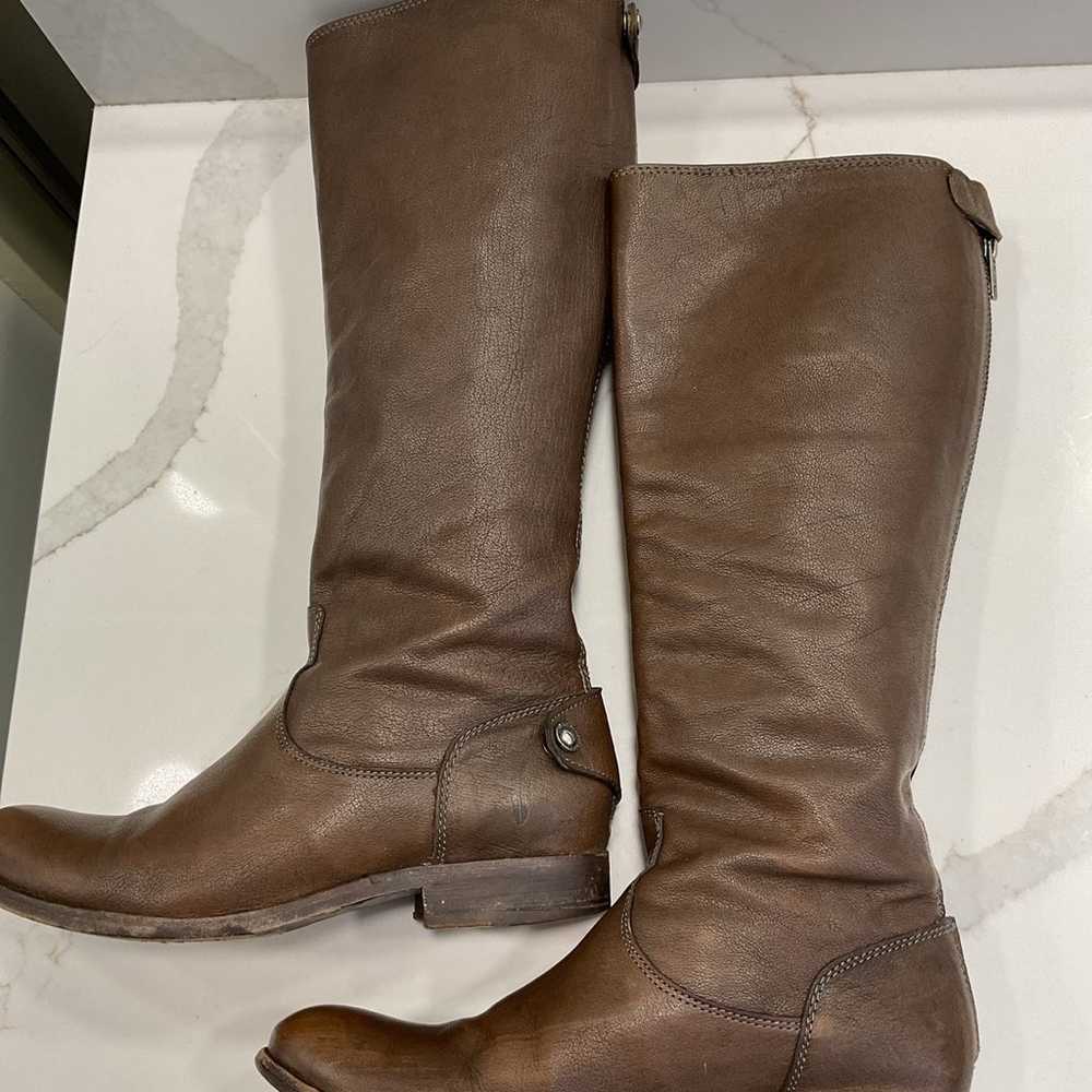 Frye Melissa Button Back Riding Boots Size 7.5 - image 5