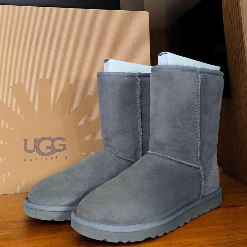 Used once UGG Gray Mouton Boots Classic Short 24cm - image 1