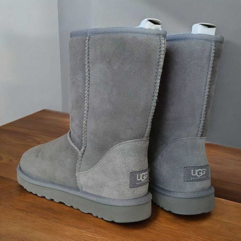 Used once UGG Gray Mouton Boots Classic Short 24cm - image 3