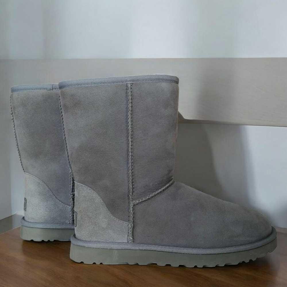 Used once UGG Gray Mouton Boots Classic Short 24cm - image 6