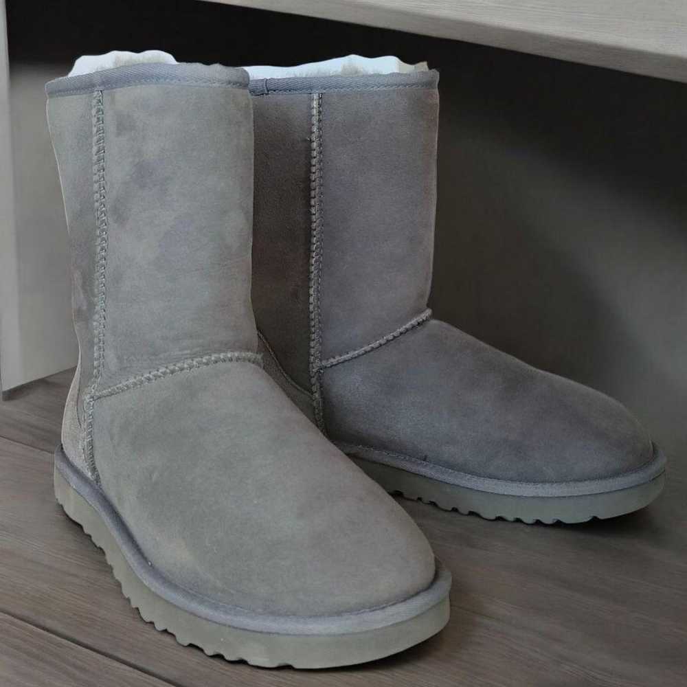 Used once UGG Gray Mouton Boots Classic Short 24cm - image 7