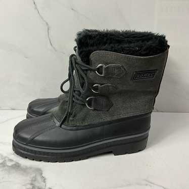 SOREL Gray Suede Duck Boots