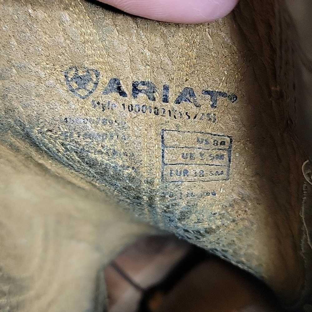 Ariat Heritage R Toe Western Leather Cowboy Boots… - image 12