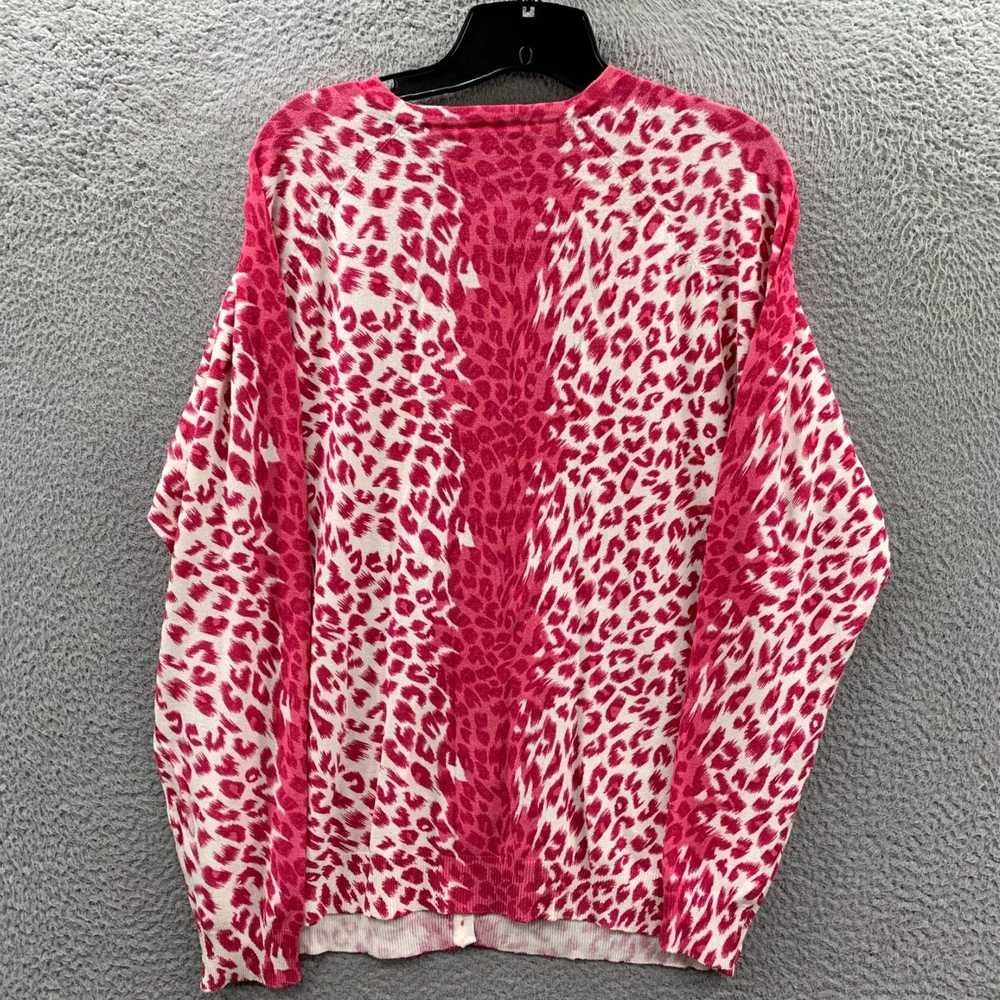 Quacker Factory Cheetah Print Pink and White Gran… - image 2