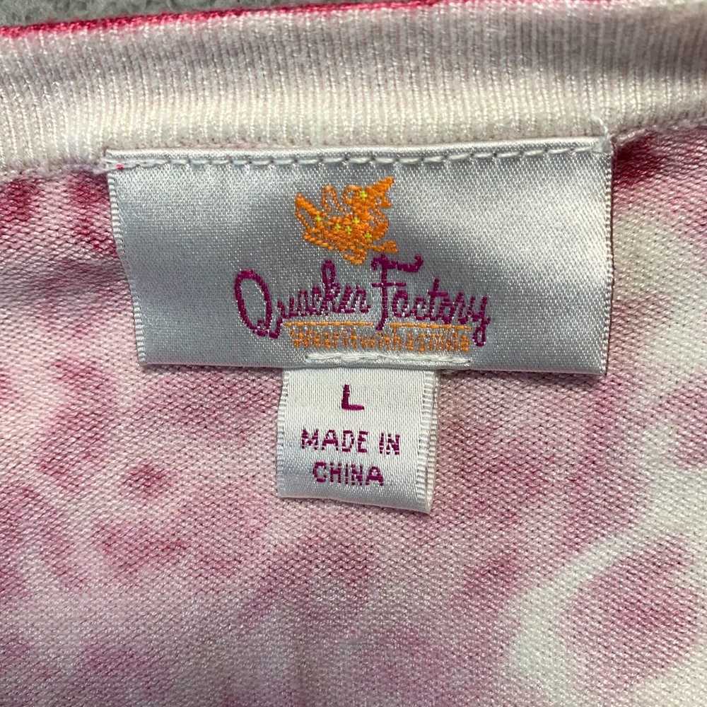 Quacker Factory Cheetah Print Pink and White Gran… - image 3