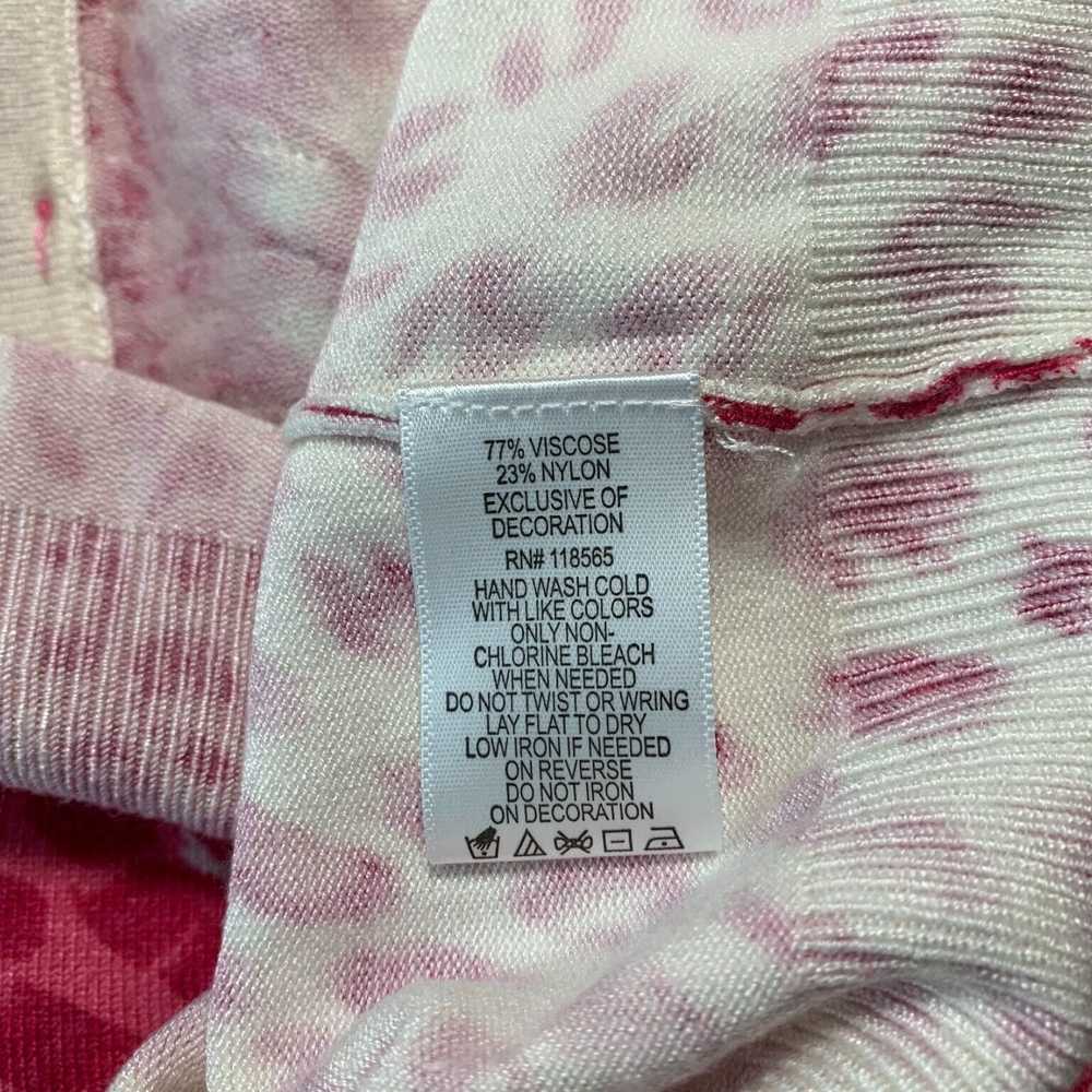 Quacker Factory Cheetah Print Pink and White Gran… - image 8