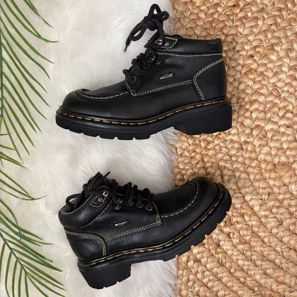 Vintage Dr. Martens Chunky Boots Leather Shoes Wo… - image 1