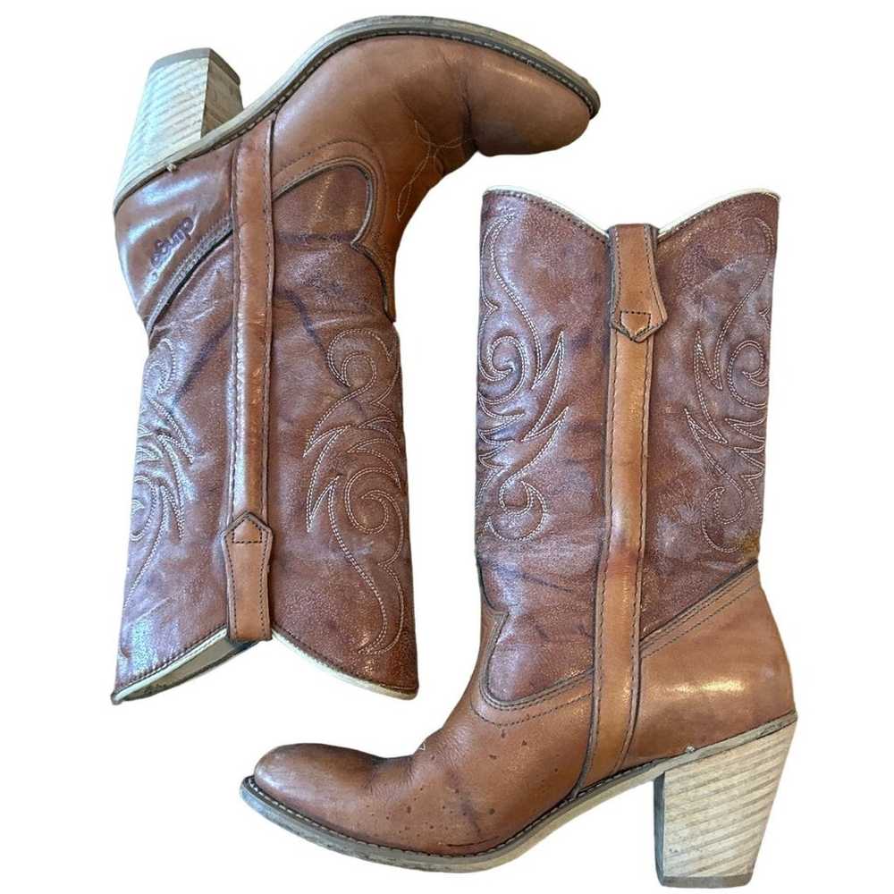 American Vintage Dingo VINTAGE BROWN HEELED COWBO… - image 1