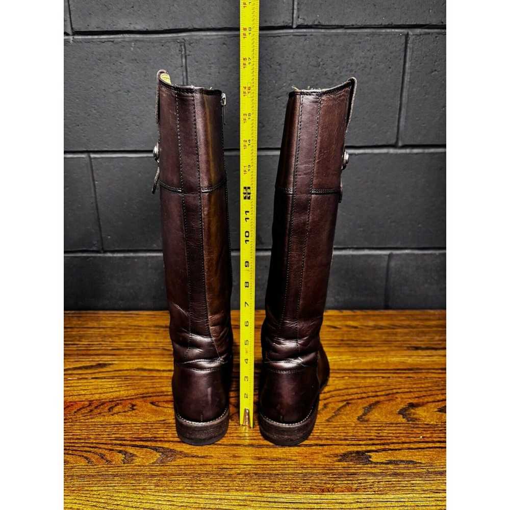 Vintage FRYE Brown Leather Knee High Campus Boots… - image 4