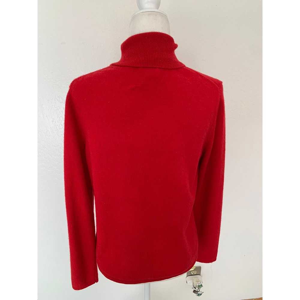 Other Amie Drew Red Turtleneck Sweater size L Cas… - image 2