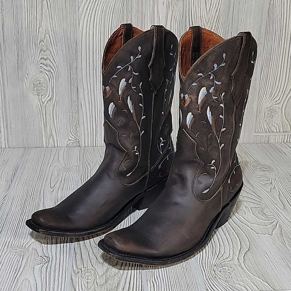 Dan Post Women's Standing 'O' Cowgirl  Leather Bo… - image 12