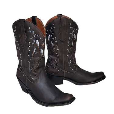 Dan Post Women's Standing 'O' Cowgirl  Leather Bo… - image 1