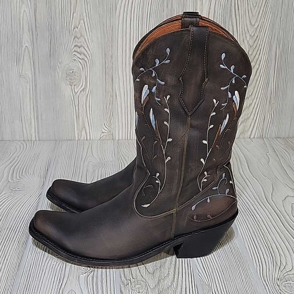 Dan Post Women's Standing 'O' Cowgirl  Leather Bo… - image 4