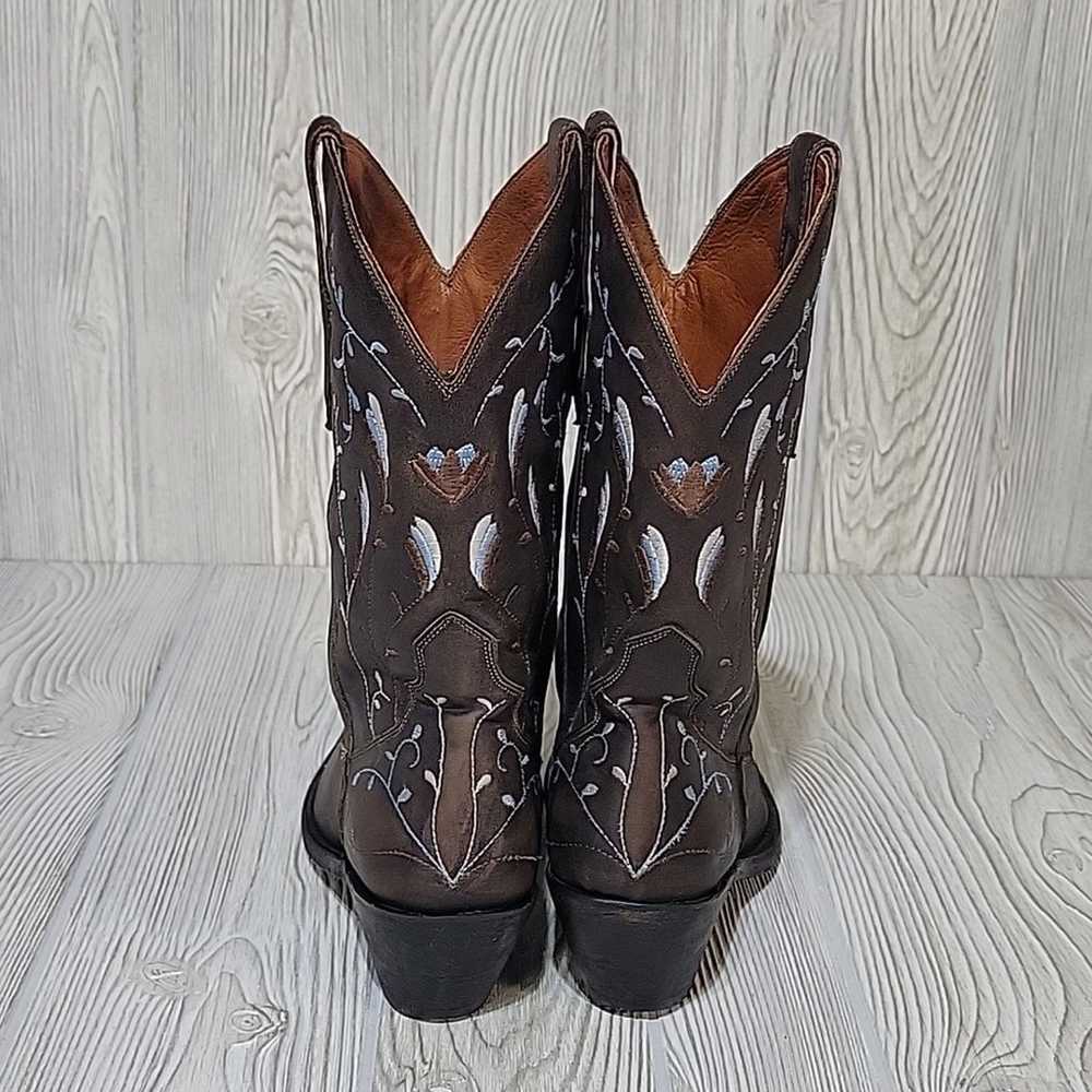 Dan Post Women's Standing 'O' Cowgirl  Leather Bo… - image 5