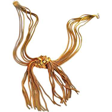 A Work of Art Sandor 40s Tassel Necklace Must C - image 1