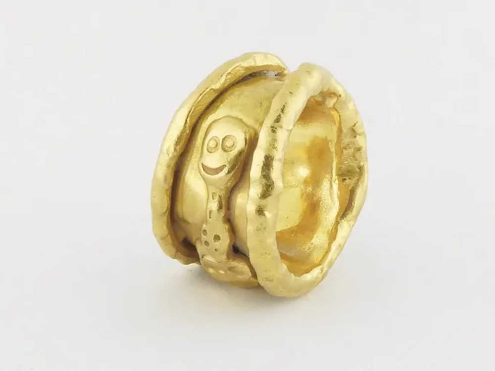 Estate Jean Mahie 22K Yellow Gold "Charming Monst… - image 5