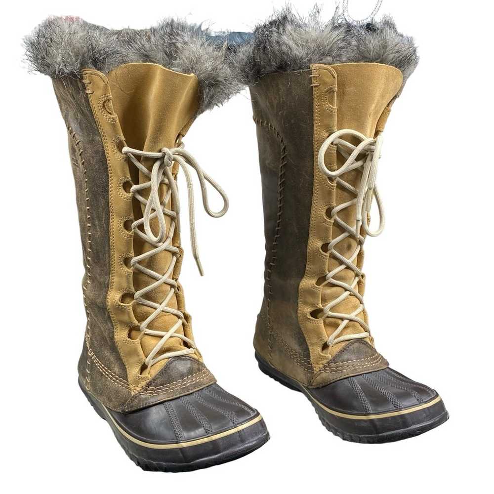 Sorel Women’s Cate The Great Brown Leather Winter… - image 5