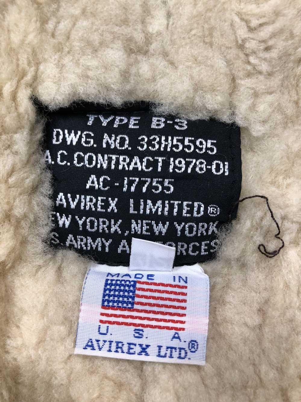 Avirex × Made In Usa × Military Avirex Limited B3… - image 3