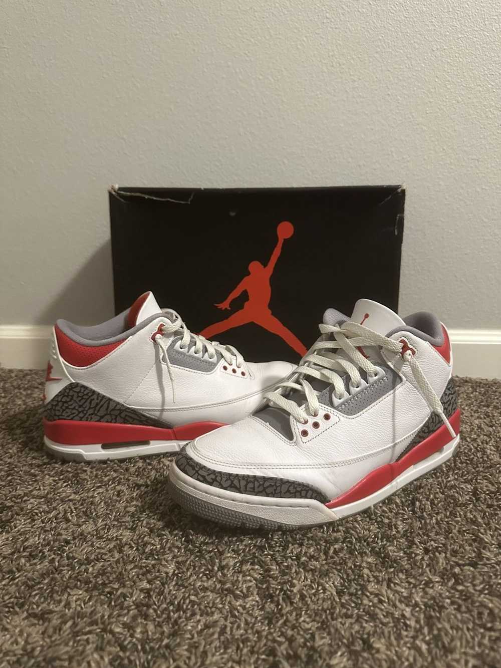 Jordan Brand × Nike Jordan 3 Retro Fire Red (2022) - image 1