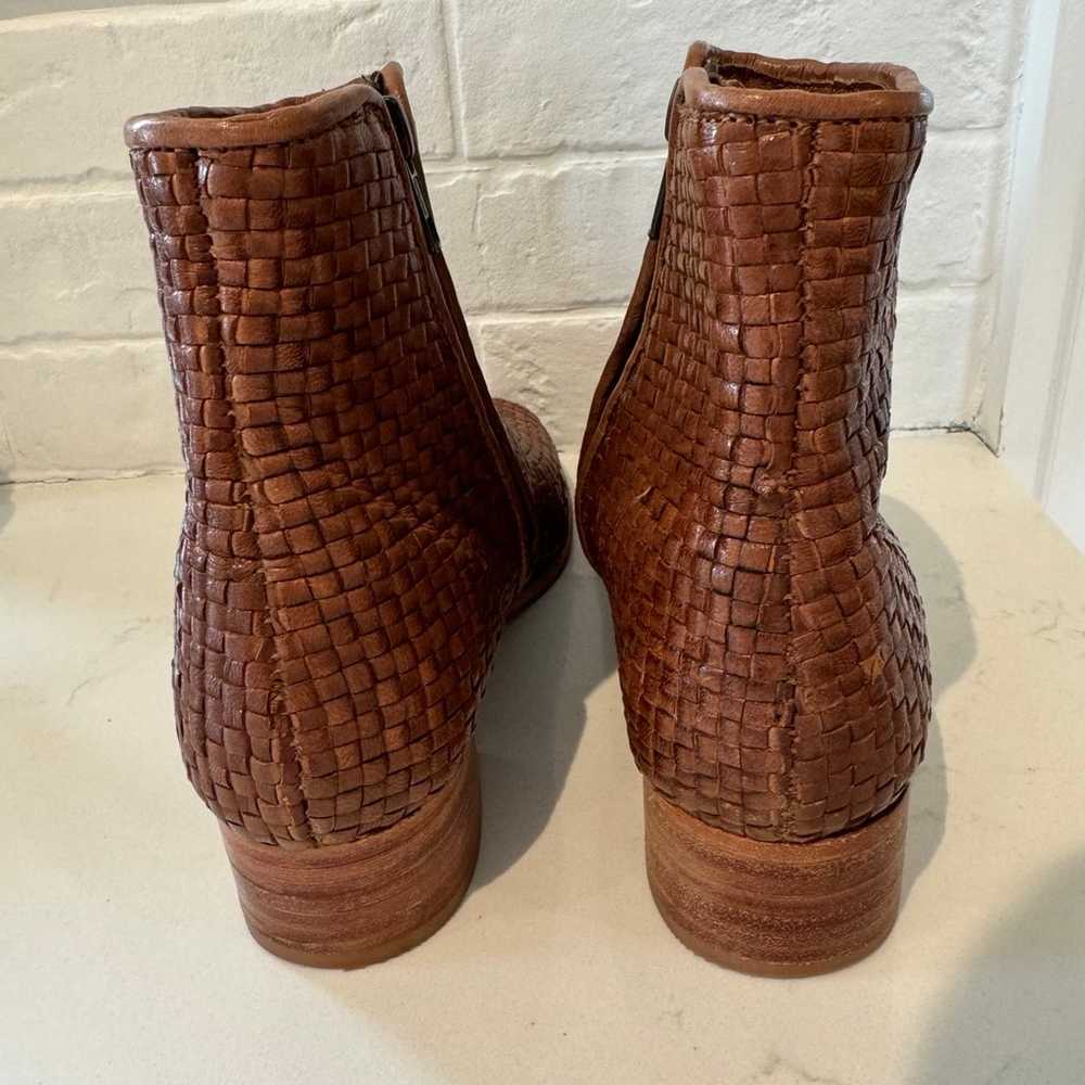 St Agni Hamlet woven leather boots - image 2