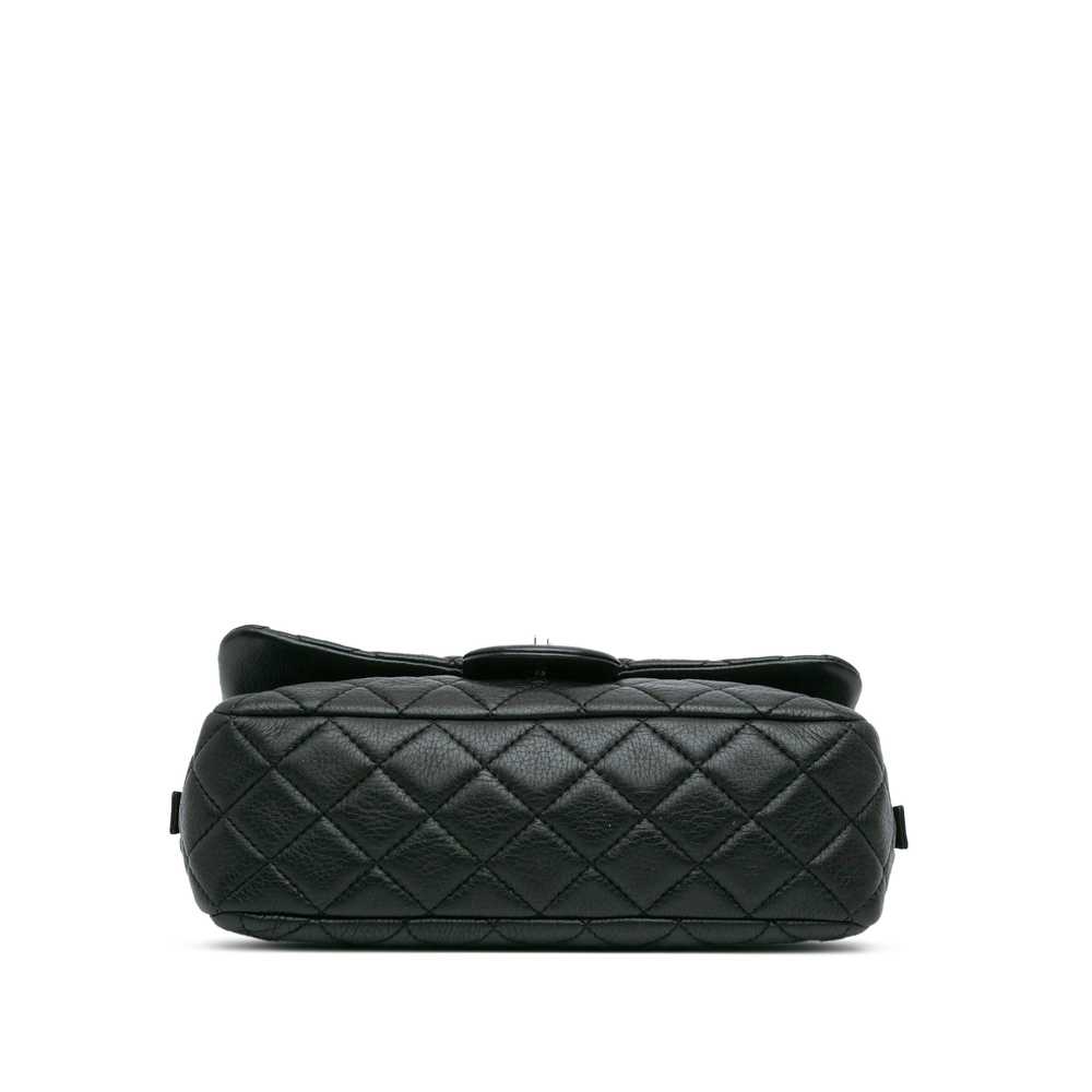 Black Chanel Jumbo Quilted Deerskin Casual Journe… - image 3