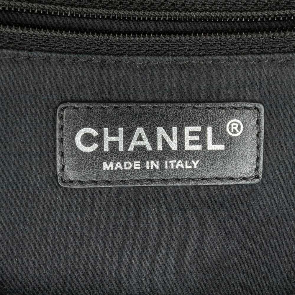 Black Chanel Jumbo Quilted Deerskin Casual Journe… - image 6