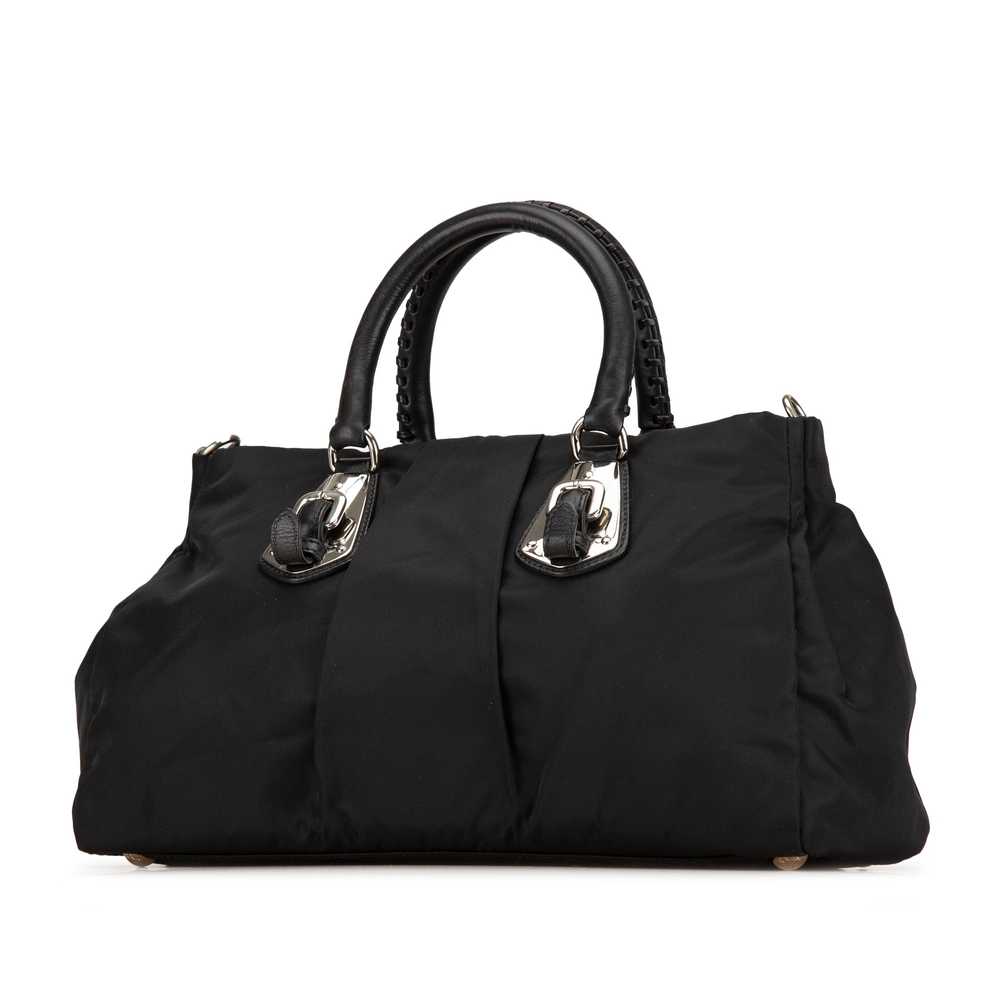 Black Prada Tessuto Satchel - image 2