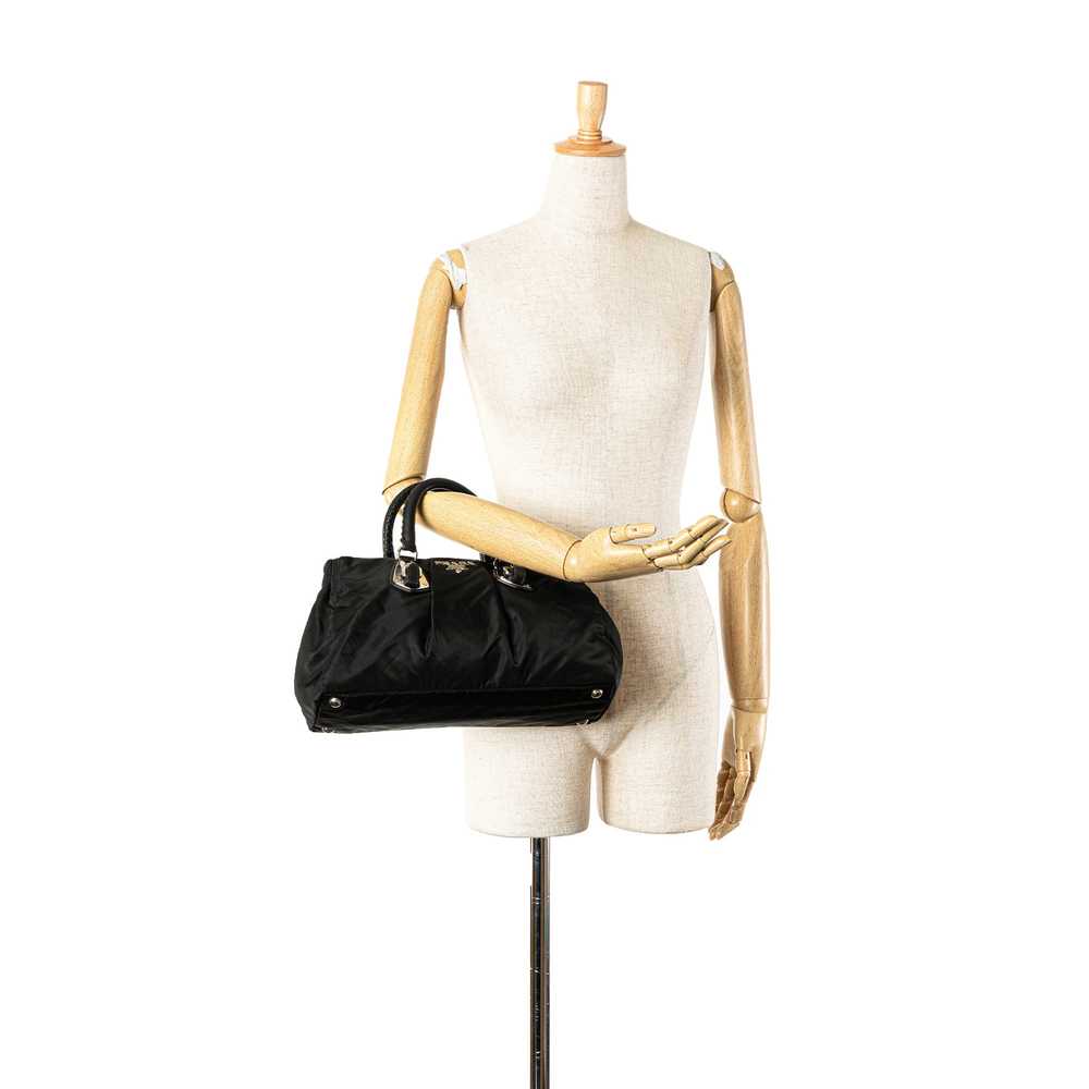 Black Prada Tessuto Satchel - image 7