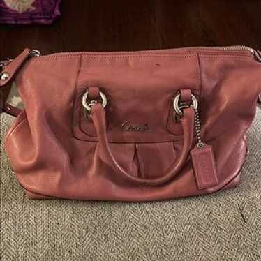 Coach ashley pink leather - Gem