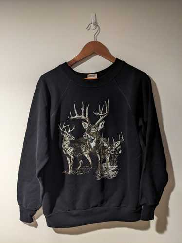 Animal Tee × Streetwear × Vintage Vintage 80s Deer