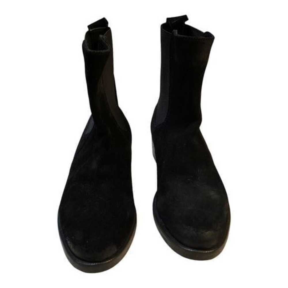 Emmanuel Crasto Black Suede Chelsea Boots Women's… - image 6