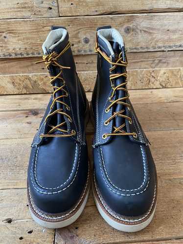 Thorogood Thorogood ‘8 black leather moc-toe boots