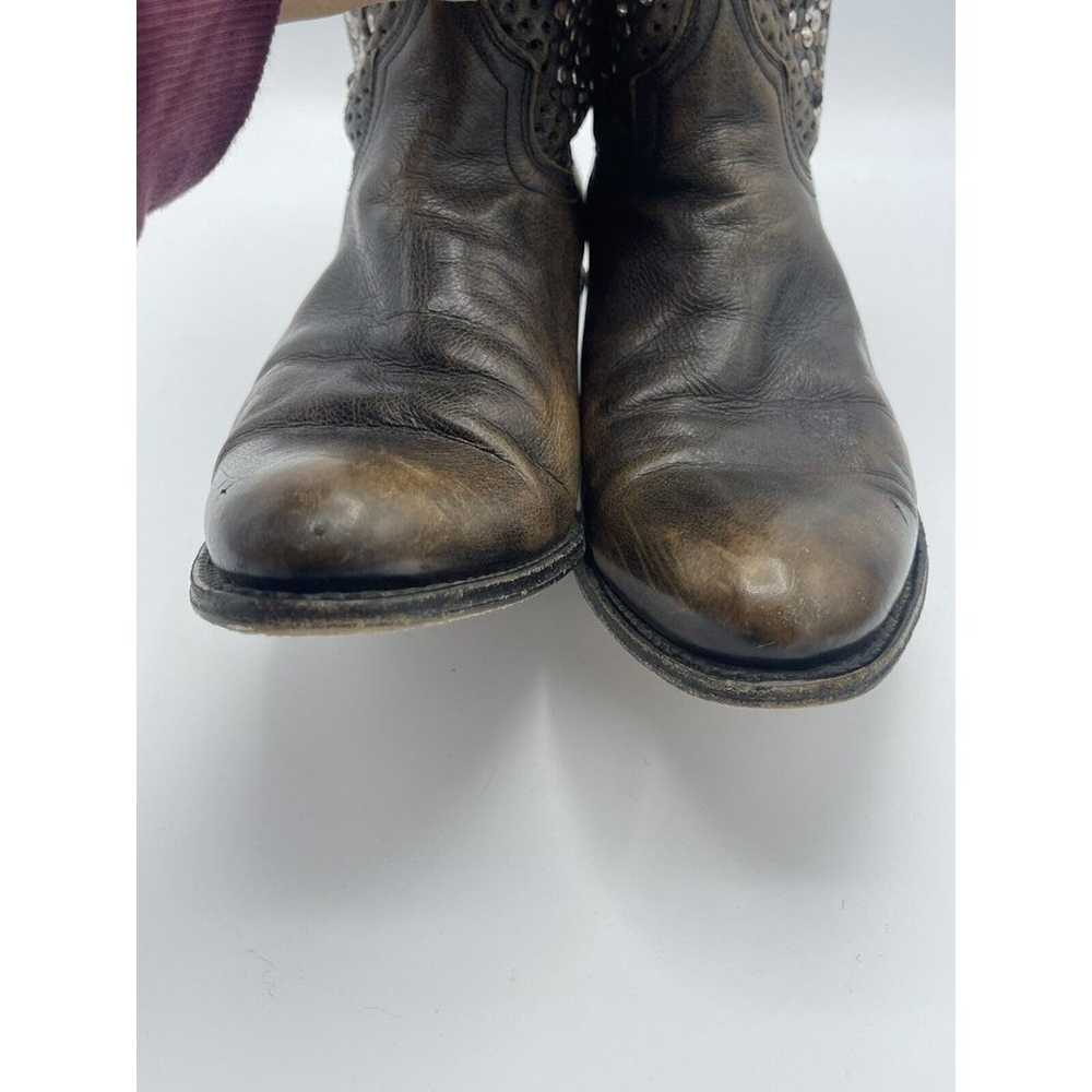 Frye Deborah Studded Brown Distressed (not Crackl… - image 10