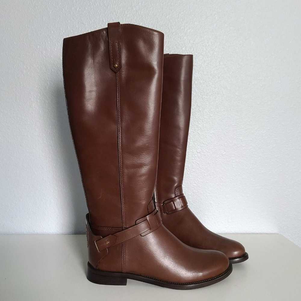 Tory Burch Colton Riding Boots Gallion brown leat… - image 4