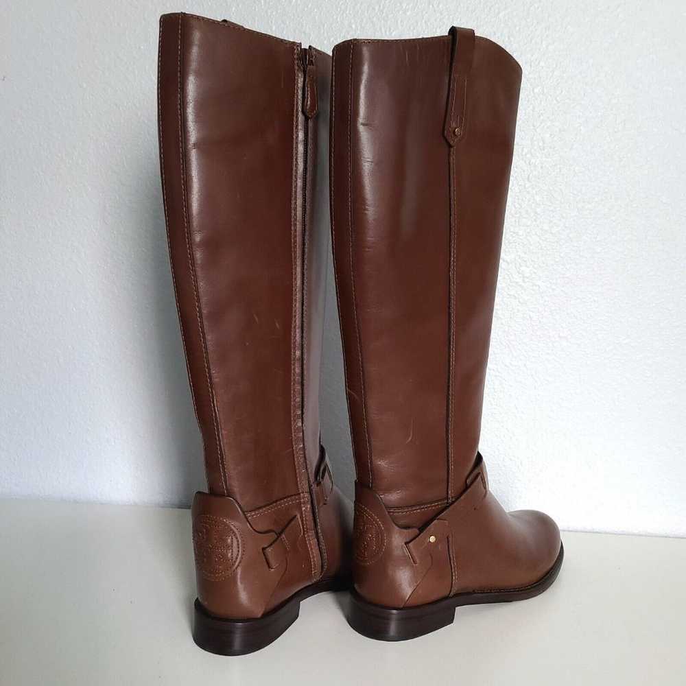 Tory Burch Colton Riding Boots Gallion brown leat… - image 6