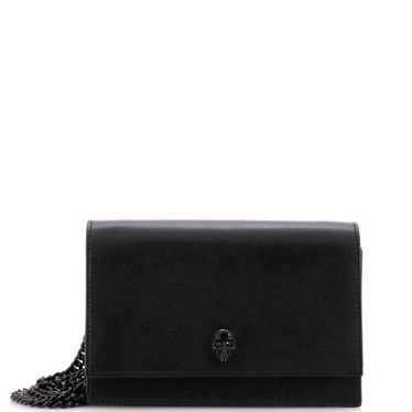 Alexander McQueen Skull Chain Crossbody Bag Leath… - image 1