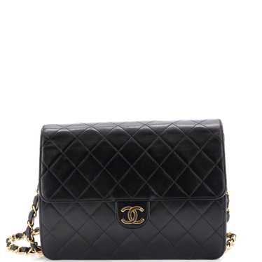 CHANEL Vintage Clutch with Chain Quilted Leather … - image 1