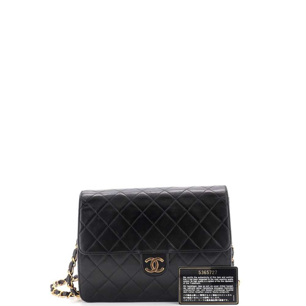 CHANEL Vintage Clutch with Chain Quilted Leather … - image 2