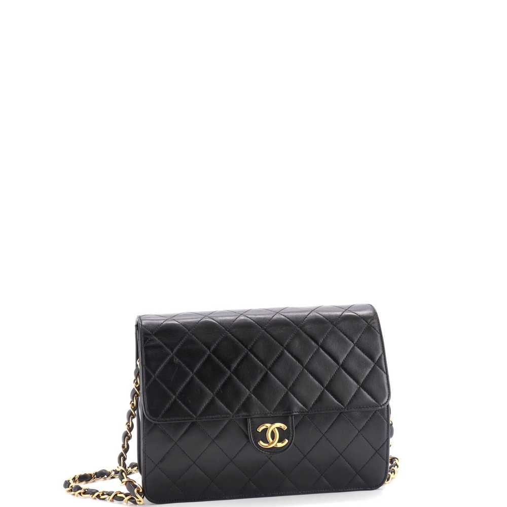 CHANEL Vintage Clutch with Chain Quilted Leather … - image 3