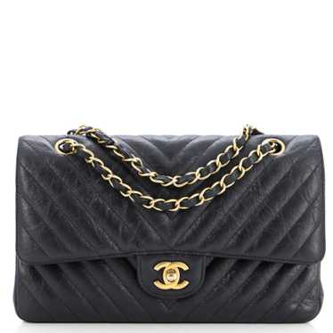 CHANEL Classic Double Flap Bag Chevron Iridescent… - image 1