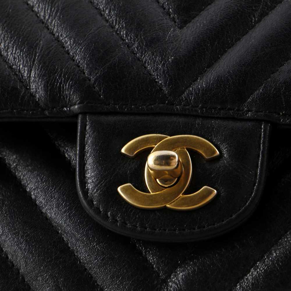 CHANEL Classic Double Flap Bag Chevron Iridescent… - image 6