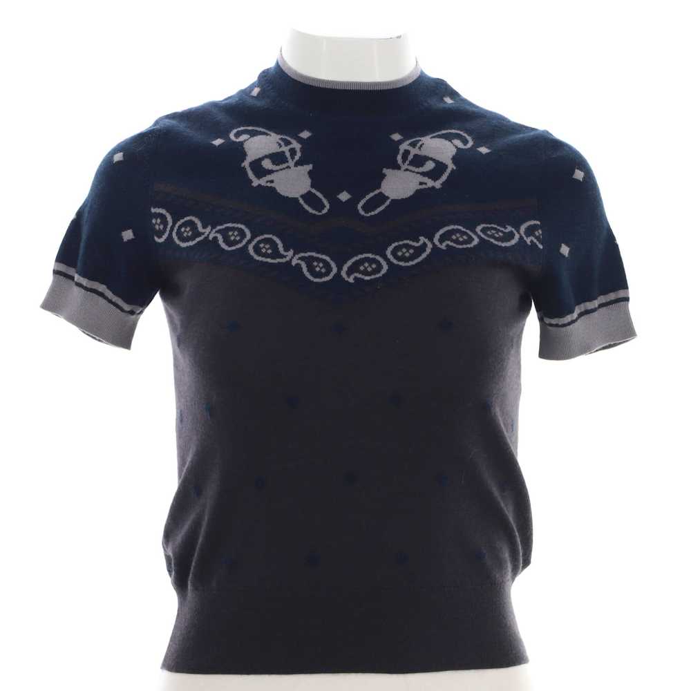 Hermes Women's Harnais de Cour Short Sleeve Sweat… - image 1