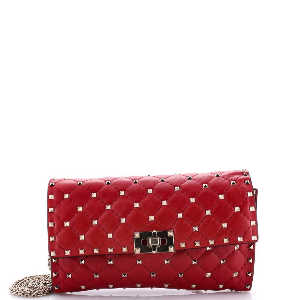 VALENTINO GARAVANI Rockstud Spike Wallet on Chain… - image 1