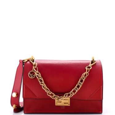 FENDI Kan U Shoulder Bag Leather Medium