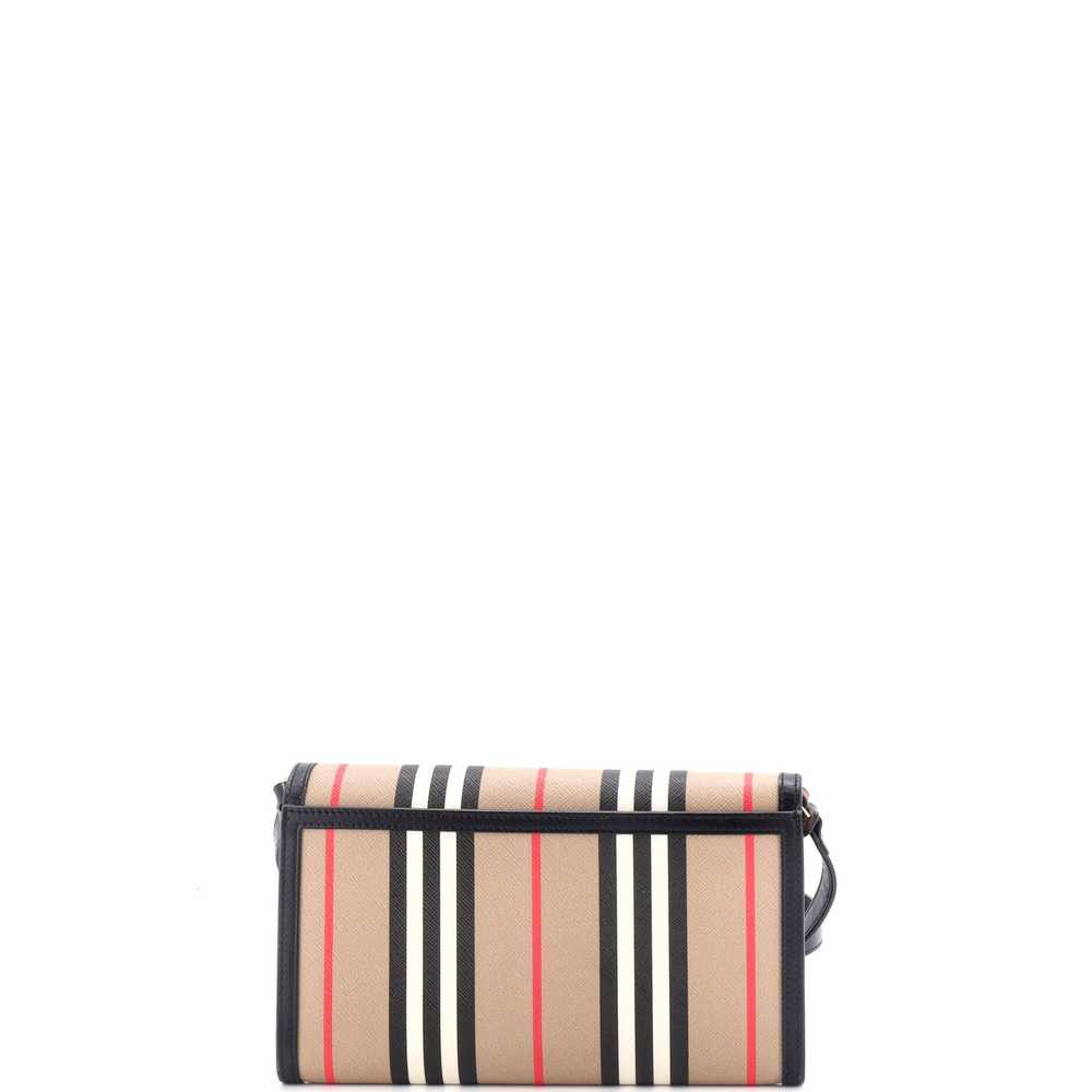 Burberry Hannah Wallet on Strap Icon Stripe E-Can… - image 3