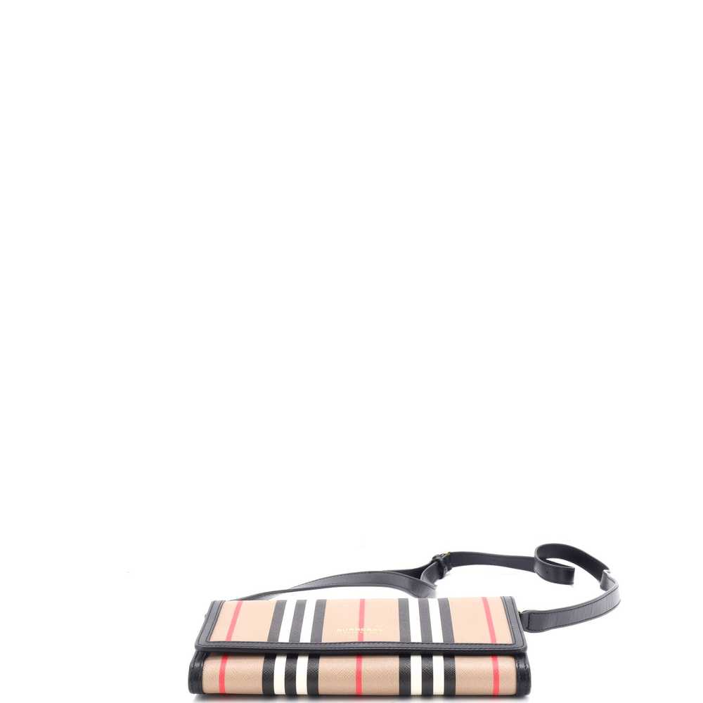 Burberry Hannah Wallet on Strap Icon Stripe E-Can… - image 4