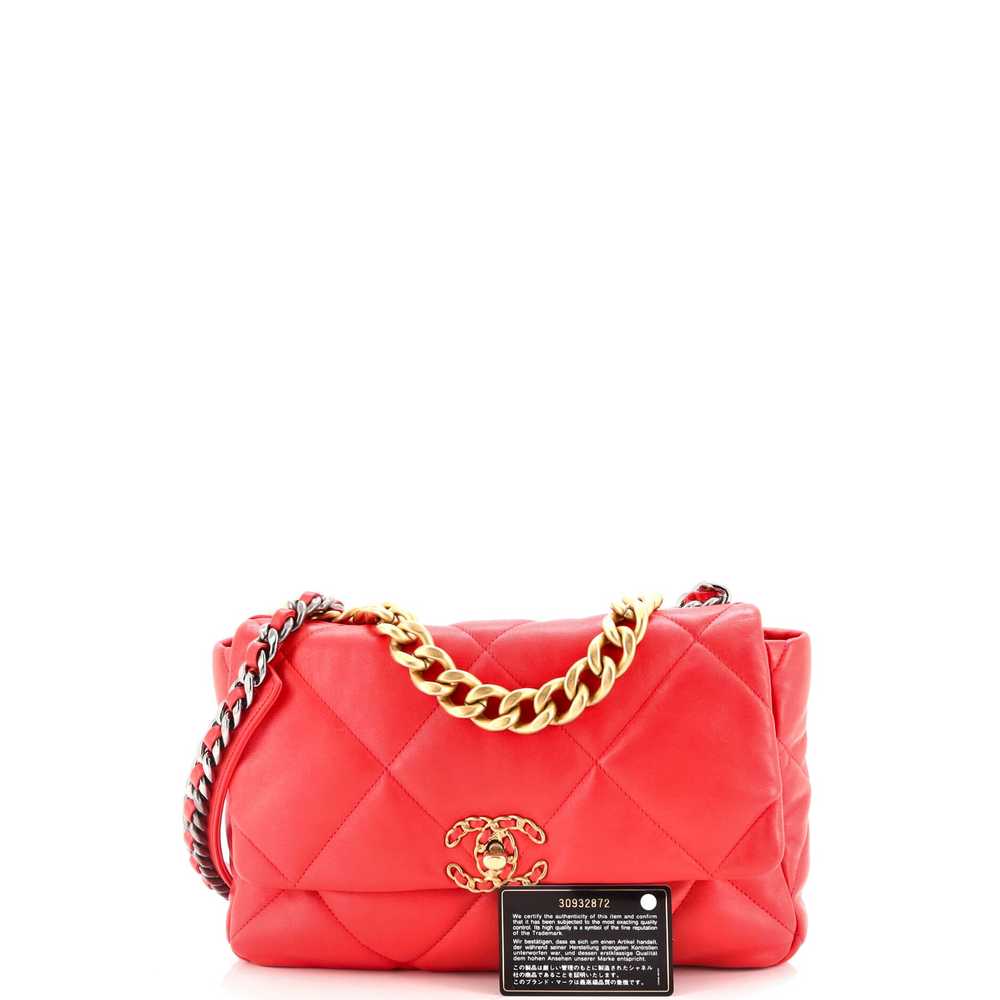 CHANEL 19 Flap Bag Quilted Leather Large - image 2