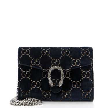 GUCCI Dionysus Chain Wallet GG Velvet Small - image 1