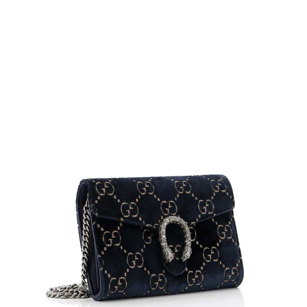 GUCCI Dionysus Chain Wallet GG Velvet Small - image 2